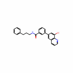 3-(8-Hydroxyquinolin-6-yl)-N-(3-phenylpropyl)benzamide