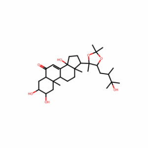 (2beta,3beta,5beta,22R,24R)-2,3,14,25-Tetrahydroxy-20,22-[(1-methylethylidene)bis(oxy)]-ergost-7-en-6-one
