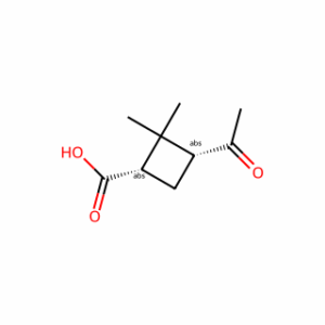 (1S,3R)-3-Acetyl-2,2-dimethylcyclobutane-1-carboxylic acid