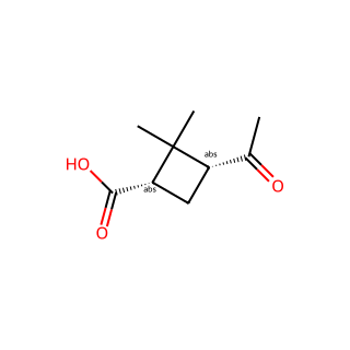 (1S,3R)-3-Acetyl-2,2-dimethylcyclobutane-1-carboxylic acid