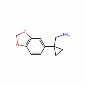 (1-(Benzo[d][1,3]dioxol-5-yl)cyclopropyl)methanamine