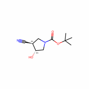 trans-tert-Butyl 3-cyano-4-hydroxypyrrolidine-1-carboxylate