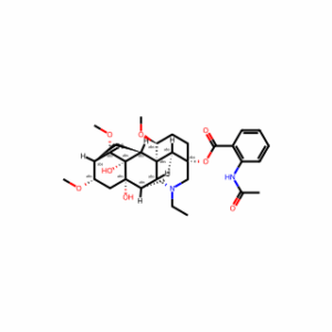 (1a,14a,16b)-20-Ethyl-1,14,16-trimethoxyaconitane-4,8,9-triol 4-(2-acetylamino)benzoate)