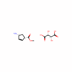 (1S,4R)-Methyl 4-aminocyclopent-2-enecarboxylate (2R,3R)-2,3-dihydroxysuccinate
