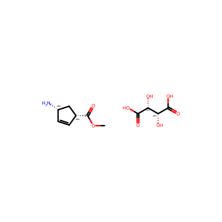 (1S,4R)-Methyl 4-aminocyclopent-2-enecarboxylate (2R,3R)-2,3-dihydroxysuccinate