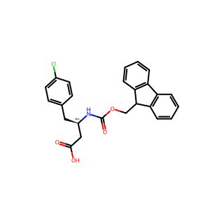 (R)-3-((((9H-Fluoren-9-yl)methoxy)carbonyl)amino)-4-(4-chlorophenyl)butanoic acid