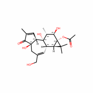 (1aR,1bS,4aR,7aS,7bS,8R,9R,9aS)-9a-(Acetyloxy)-1,1a,1b,4,4a,7a,7b,8,9,9a-decahydro-4a,7b,9-trihydroxy-3-(hydroxymethyl)-1,1,6,8-tetramethyl-5H-cyclopropa[3,4]benz[1,2-e]azulen-5-one