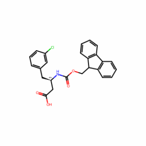 (R)-3-((((9H-Fluoren-9-yl)methoxy)carbonyl)amino)-4-(3-chlorophenyl)butanoic acid