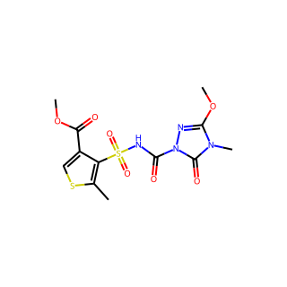 Methyl 4-(N-(3-methoxy-4-methyl-5-oxo-4,5-dihydro-1H-1,2,4-triazole-1-carbonyl)sulfamoyl)-5-methylthiophene-3-carboxylate