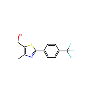 (4-Methyl-2-(4-(trifluoromethyl)phenyl)thiazol-5-yl)methanol