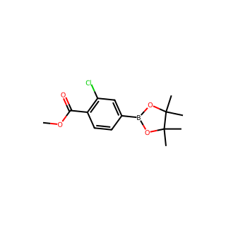 Methyl 2-chloro-4-(4,4,5,5-tetramethyl-1,3,2-dioxaborolan-2-yl)benzoate
