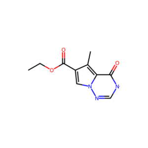 Ethyl 5-methyl-4-oxo-1,4-dihydropyrrolo[2,1-f][1,2,4]triazine-6-carboxylate