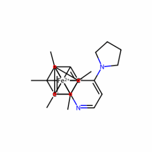 stereoisomer of [(1,2,3,4,5-η)-1,2,3,4,5-Pentamethyl-2,4-cyclopentadien-1-yl][(4a,5,6,7,7a-η)-4-(1-pyrrolidinyl)-4aH-cyclopenta[b]pyridin-4a-yl]iron