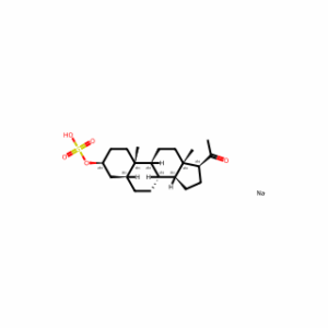(3S,5S,8R,9S,10S,13S,14S,17S)-17-Acetyl-10,13-dimethylhexadecahydro-1H-cyclopenta[a]phenanthren-3-yl hydrogen sulfate, sodium salt