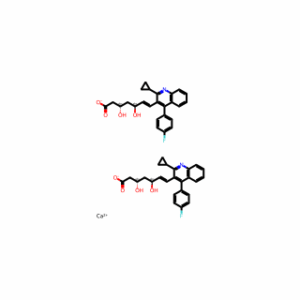 (3S,5S,6E)-7-[2-Cyclopropyl-4-(4-fluorophenyl)-3-quinolinyl]-3,5-dihydroxy-6-heptenoic Acid Calcium Salt