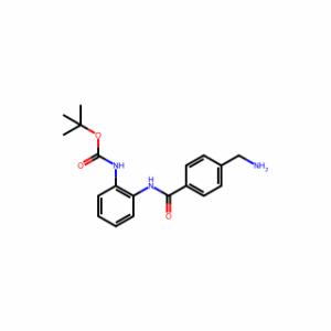 tert-Butyl N-(2-{[4-(aminomethyl)benzene]amido}phenyl)carbamate