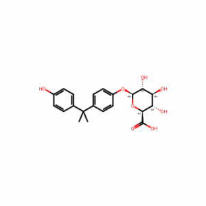 (2S,3S,4S,5R,6S)-3,4,5-Trihydroxy-6-(4-(2-(4-hydroxyphenyl)propan-2-yl)phenoxy)tetrahydro-2H-pyran-2-carboxylic acid