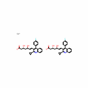 (3R,5R,6E)-7-[2-Cyclopropyl-4-(4-fluorophenyl)-3-quinolinyl]-3,5-dihydroxy-6-heptenoic acid calcium salt (2:1)