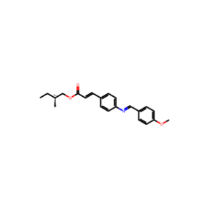 (2S)-2-Methylbutyl (2E)-3-[4-[(E)-[(4-methoxyphenyl)methylene]amino]phenyl]-2-propenoate
