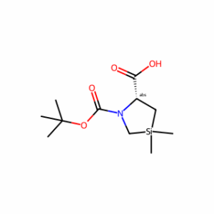(R)-1-(tert-Butoxycarbonyl)-3,3-dimethyl-1,3-azasilolidine-5-carboxylic acid