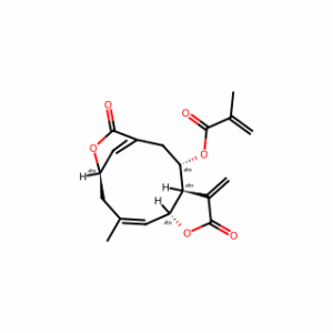 (3aR,4S,9R,11E,12aR)-11-Methyl-3-methylene-2,7-dioxo-2,3,3a,4,5,9,10,12a-octahydro-7H-6,9-(metheno)furo[2,3-f][1]oxacycloundecin-4-yl methacrylate