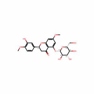(2S)-5-(β-D-Glucopyranosyloxy)-2,3-dihydro-2-(3-hydroxy-4-methoxyphenyl)-7-methoxy-4H-1-benzopyran-4-one