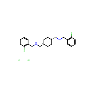 trans-1,1′-(Cyclohexane-1,4-diyl)bis(N-(2-chlorobenzyl)methanamine) dihydrochloride