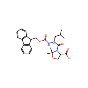 (S)-3-((S)-2-((((9H-Fluoren-9-yl)methoxy)carbonyl)amino)-4-methylpentanoyl)-2,2-dimethyloxazolidine-4-carboxylic acid
