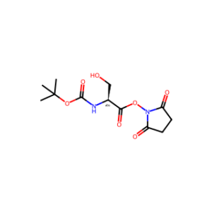 (S)-2,5-Dioxopyrrolidin-1-yl 2-((tert-butoxycarbonyl)amino)-3-hydroxypropanoate
