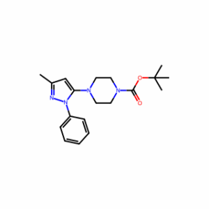 Tert-Butyl 4-(3-Methyl-1-Phenyl-1H-Pyrazol-5-Yl)Piperazine-1-Carboxylate