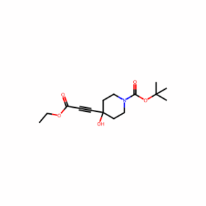 tert-Butyl 4-(3-ethoxy-3-oxoprop-1-yn-1-yl)-4-hydroxypiperidine-1-carboxylate