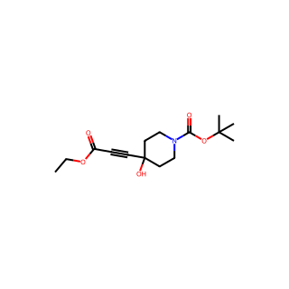 tert-Butyl 4-(3-ethoxy-3-oxoprop-1-yn-1-yl)-4-hydroxypiperidine-1-carboxylate