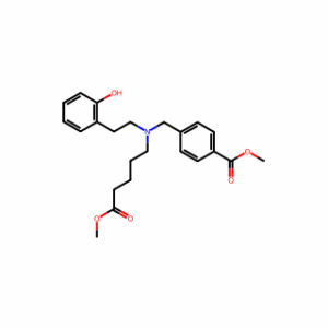 Methyl 4-[[[2-(2-hydroxyphenyl)ethyl](5-methoxy-5-oxopentyl)amino]methyl]benzoate