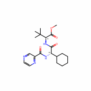 (2S)-Methyl 2-(2-cyclohexyl-2-(pyrazine-2-carboxamido)acetamido)-3,3-dimethylbutanoate