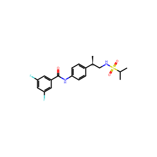 (R)-3,5-Difluoro-N-(4-(1-(1-methylethylsulfonamido)propan-2-yl)phenyl)benzamide
