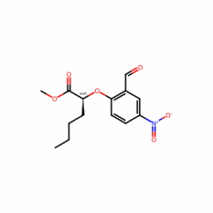 methyl 2-(2-formyl-4-nitrophenoxy)hexanoate