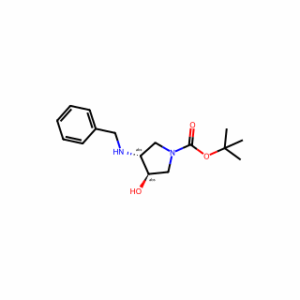 (3R,4R)-tert-Butyl 3-(benzylamino)-4-hydroxypyrrolidine-1-carboxylate