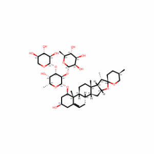 (1β,3β,25R)-3-Hydroxyspirost-5-en-1-yl O-6-deoxy-α-L-mannopyranosyl-(1→2)-O-[β-D-xylopyranosyl-(1→3)]-6-deoxy-β-D-galactopyranoside