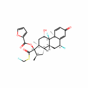 (6S,8S,9R,10S,11S,13S,14S,16R,17R)-6,9-Difluoro-17-(((fluoromethyl)thio)carbonyl)-11-hydroxy-10,13,16-trimethyl-3-oxo-6,7,8,9,10,11,12,13,14,15,16,17-dodecahydro-3H-cyclopenta[a]phenanthren-17-yl furan-2-carboxylate