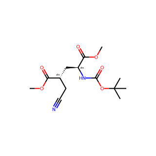 (4R)-N-(tert-Butyloxycarbonyl)-4-(cyanomethyl)-l-glutamic acid 1,5-dimethyl ester