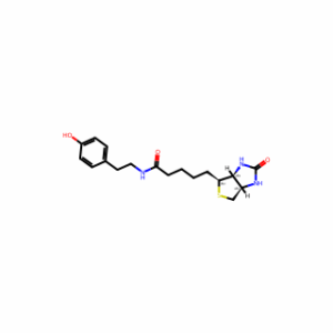 (3aS,4S,6aR)-Hexahydro-N-[2-(4-hydroxyphenyl)ethyl]-2-oxo-1H-thieno[3,4-d]imidazole-4-pentanamide
