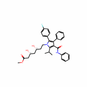 (3R,5R)-Methyl 7-(2-(4-fluorophenyl)-5-isopropyl-3-phenyl-4-(phenylcarbamoyl)-1H-pyrrol-1-yl)-3,5-dihydroxyheptanoate