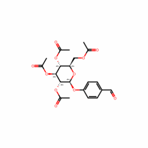 (2R,3R,4S,5R,6S)-2-(Acetoxymethyl)-6-(4-formylphenoxy)tetrahydro-2H-pyran-3,4,5-triyl triacetate