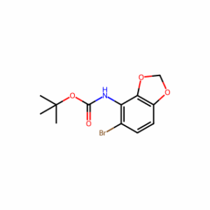 tert-Butyl (5-bromobenzo[d][1,3]dioxol-4-yl)carbamate