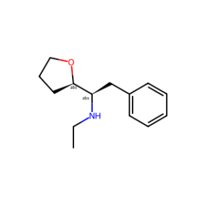 ethyl[(1R)-1-[(2R)-oxolan-2-yl]-2-phenylethyl]amine