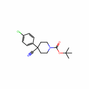 Tert-Butyl 4-(4-Chlorophenyl)-4-Cyanopiperidine-1-Carboxylate