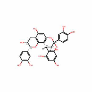 (2R,3R,8S,14R,15R)-2,8-Bis(3,4-Dihydroxyphenyl)-3,4-Dihydro-2H,14H-8,14-Methanobenzo[7,8][1,3]Dioxocino[4,5-H]Chromene-3,5,11,13,15-Pentaol