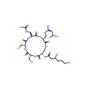 (S)-3,6-Diamino-N-((3S,9S,12S,15S,Z)-3-((4R,6S)-2-amino-6-hydroxy-3,4,5,6-tetrahydropyrimidin-4-yl)-9,12-bis(hydroxymethyl)-2,5,8,11,14-pentaoxo-6-(ureidomethylene)-1,4,7,10,13-pentaazacyclohexadecan-15-yl)hexanamide