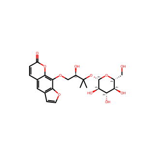 Heraclenol 3′-O-beta-D-glucopyranoside