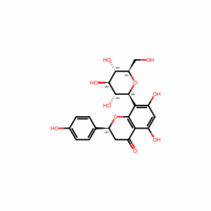 (2S)-8-β-D-Glucopyranosyl-2,3-dihydro-5,7-dihydroxy-2-(4-hydroxyphenyl)-4H-1-benzopyran-4-one